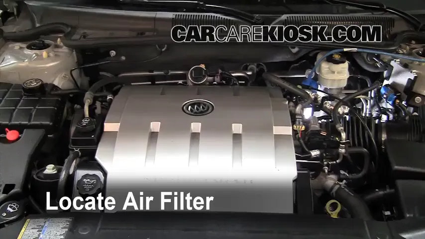 2006 Buick Lucerne CXS 4.6L V8 Air Filter (Engine) Replace